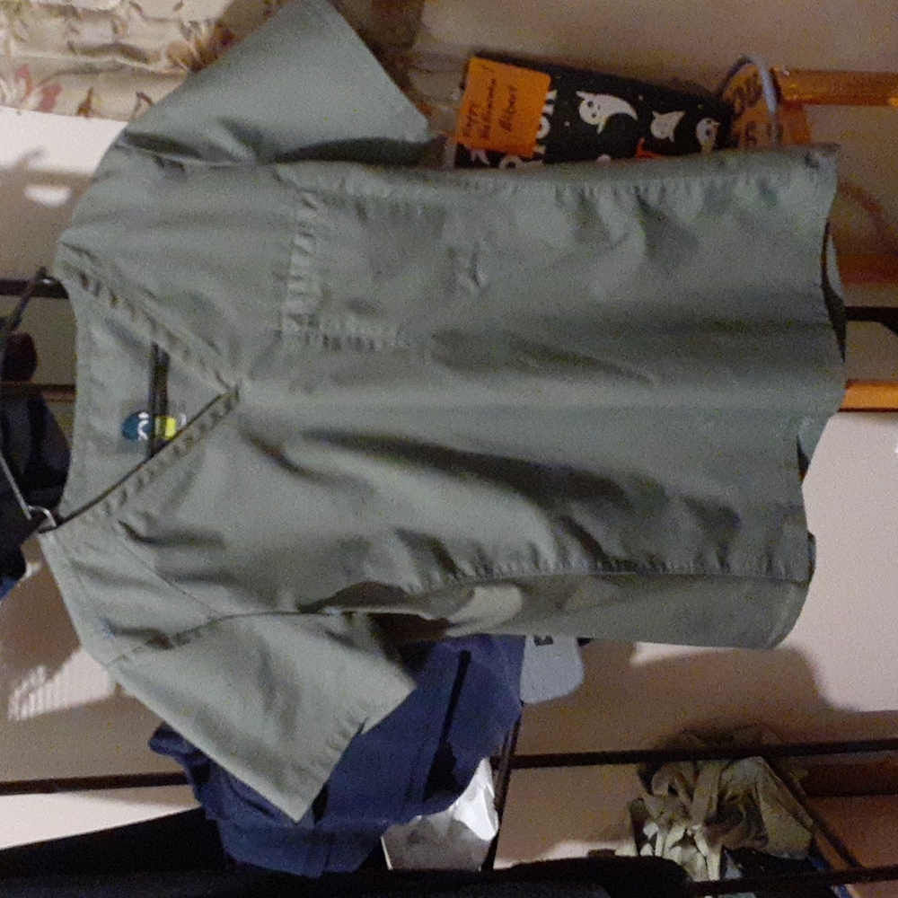 Scrub Top Olive Green